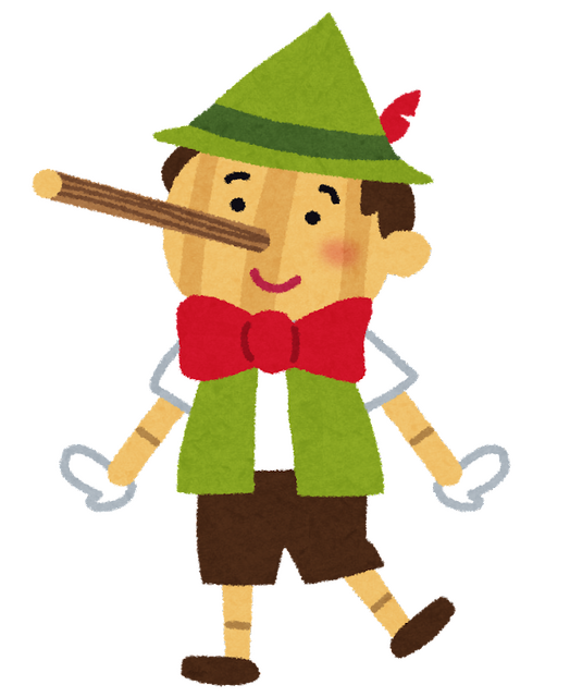 「嘘つきキャラといえば？」