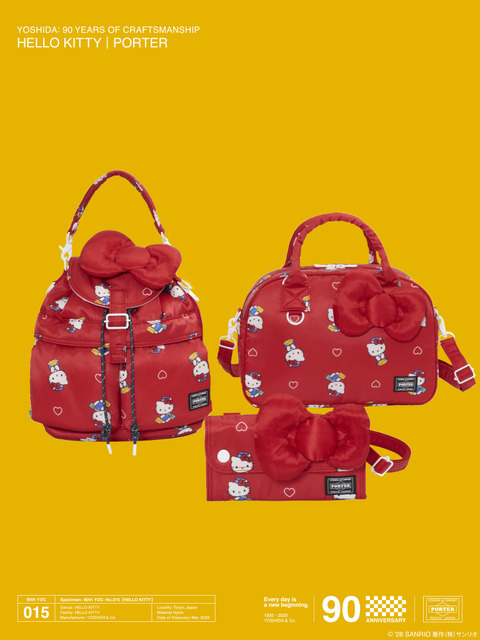 YOSHIDA & Co. 90th Anniversary Project 015「HELLO KITTY × PORTER」