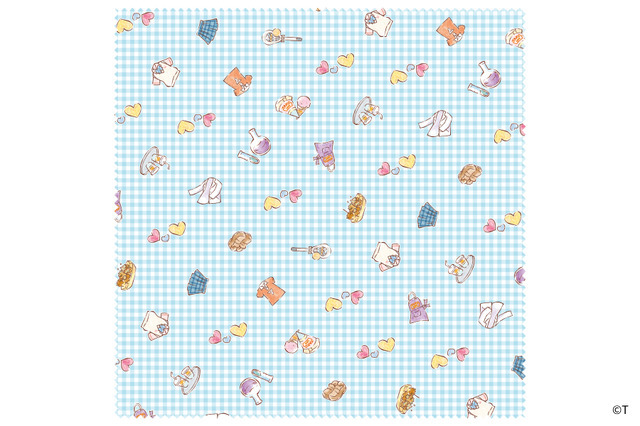 モチーフ総柄大判メガネ拭き