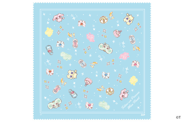 モチーフ総柄大判メガネ拭き