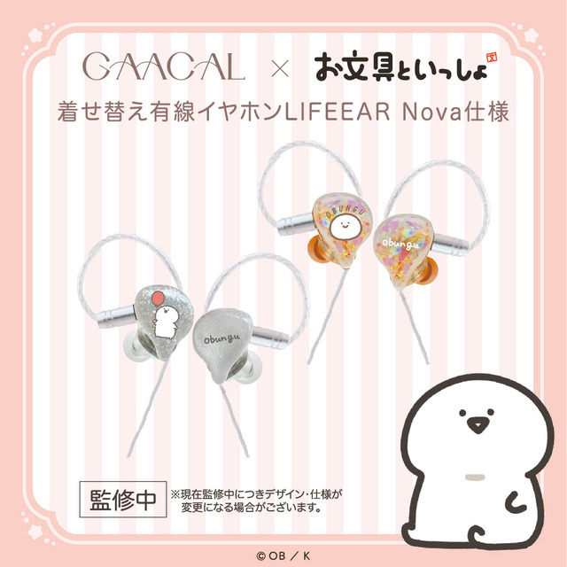 着せ替え有線イヤホン（LIFEEAR Nova仕様）