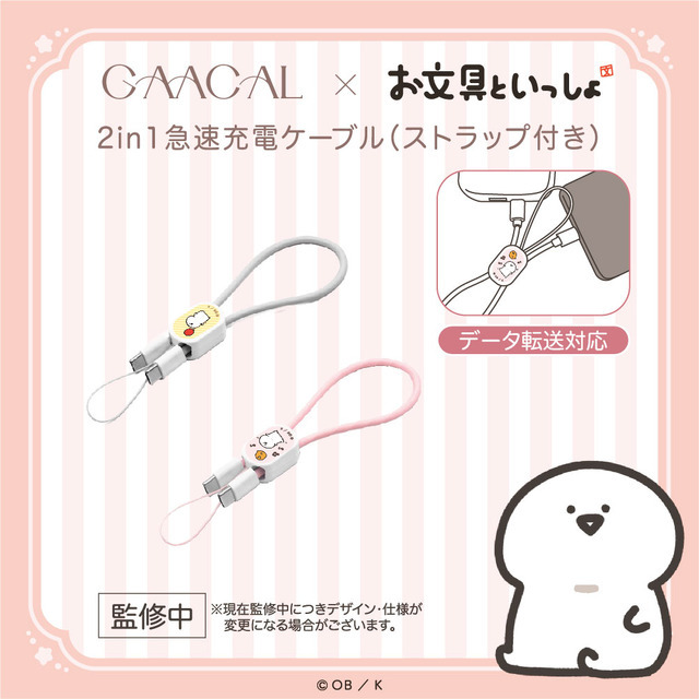 2in1急速充電ケーブル（Type-C）（２種類）