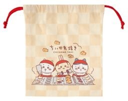 【ちいかわ焼き 店員さんなほどよいサイズの巾着】