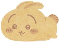 【ちいかわ焼き スマホに貼れるサイズのステッカー】