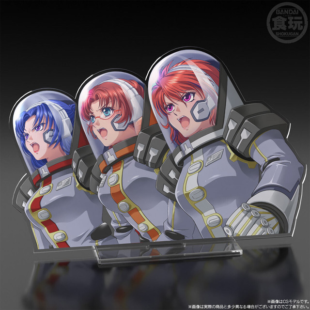 「SMP [SHOKUGAN MODELING PROJECT] スーパーロボット大戦OG アイビス&ツグミ&スレイ カットインアクリルスタンド【PB限定】」