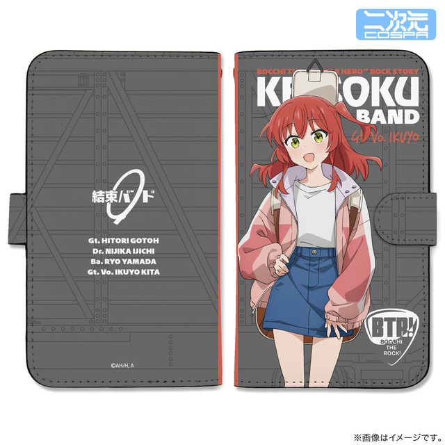 手帳型スマホケースL ストリートファッションVer.（喜多郁代）