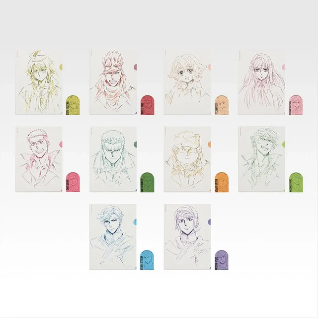 「一番くじ 機動戦士ガンダム 鉄血のオルフェンズ」H賞：クリアファイル＆ステッカーセット（選べる全10種）