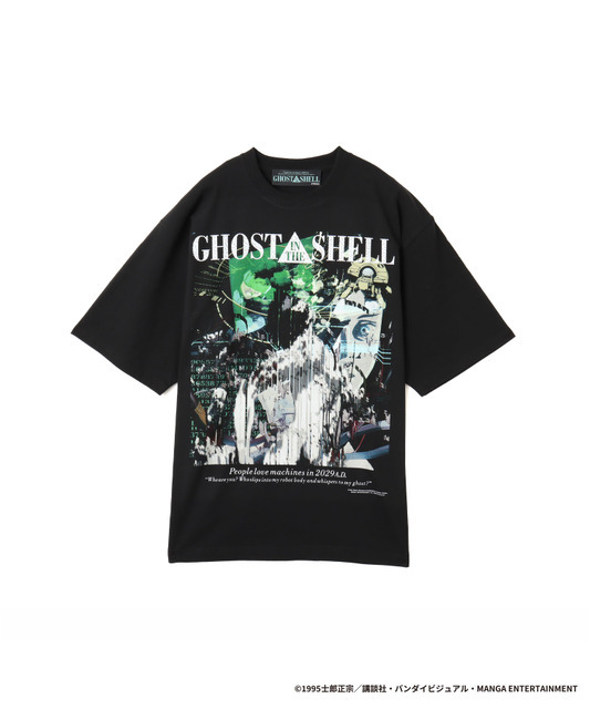 GHOST IN THE SHELL × Kosuke Kawamura × atmos T-shirt