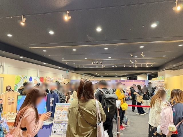 イベント初日、『ちいかわぽけっと　POP UP STORE』東京会場の様子