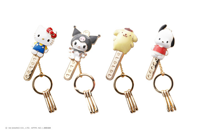 おとなのサンリオ「バッグキークリップ サンリオキャラクターズ」全4種