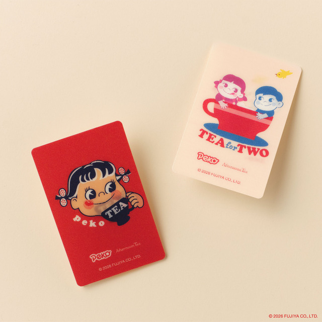 peko ×Afternoon Tea「ステッカー」全2種