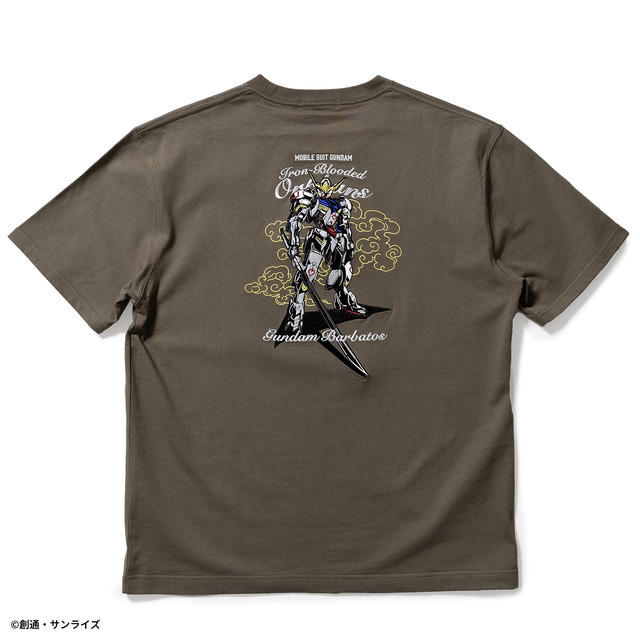 STRICT-G『機動戦士ガンダム 鉄血のオルフェンズ』刺繍Tシャツ ガンダム・バルバトス
