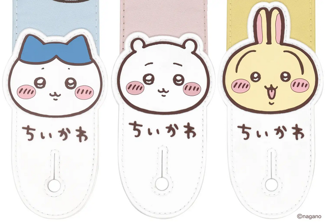 「ちいかわギターストラップ」