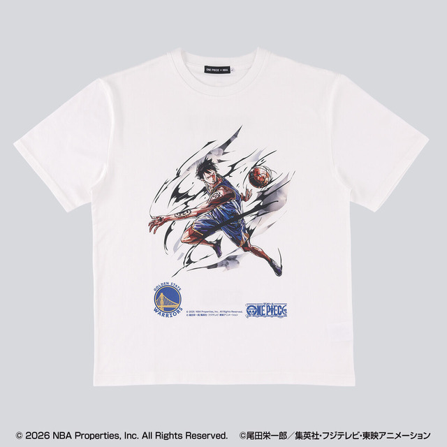 「ONE PIECE × NBA T-Shirts (全7柄 各2色)」