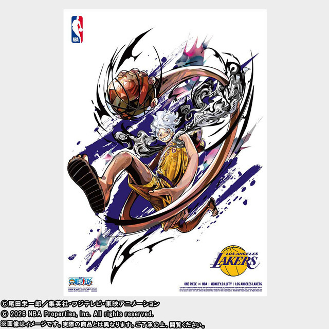 「ONE PIECE × NBA MINI POSTER SET」