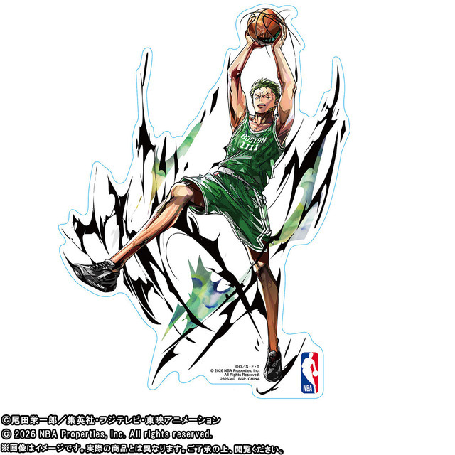 「ONE PIECE × NBA STICKER」