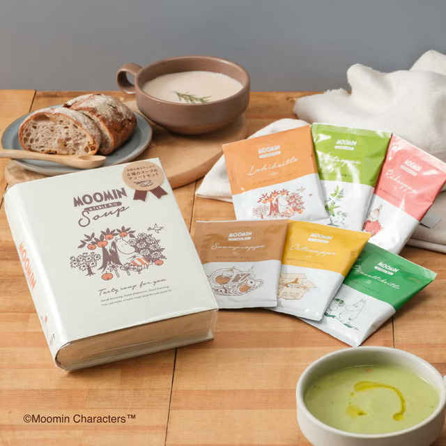 ムーミン ＆ テーブル 6種類のスープ ギフトボックス