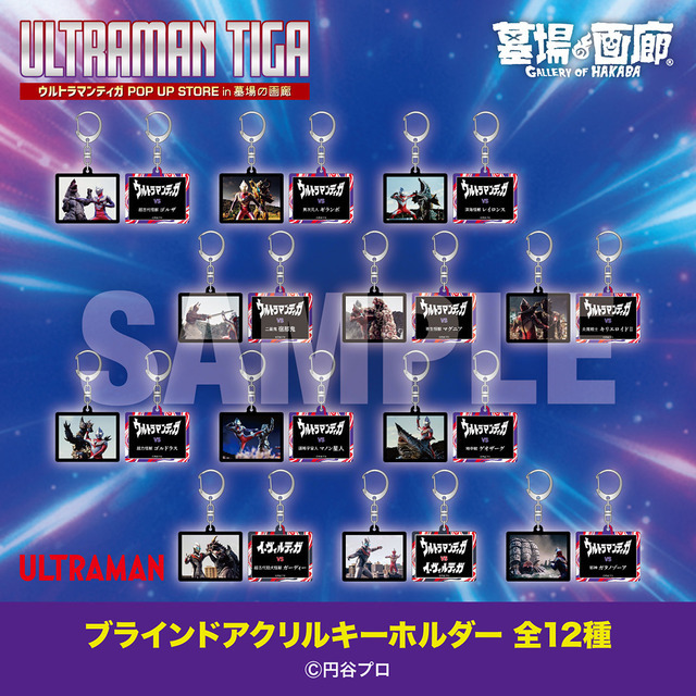 ブラインドアクリルキーホルダー 全12種／各660円(税込)