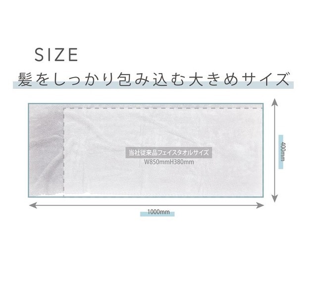 髪想いのヘアドライタオル