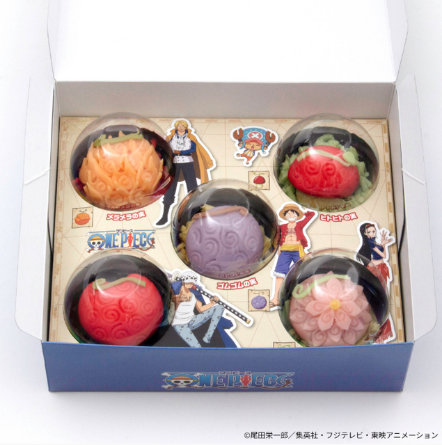『ONE PIECE』悪魔の実 練り切り和菓子 5種セット