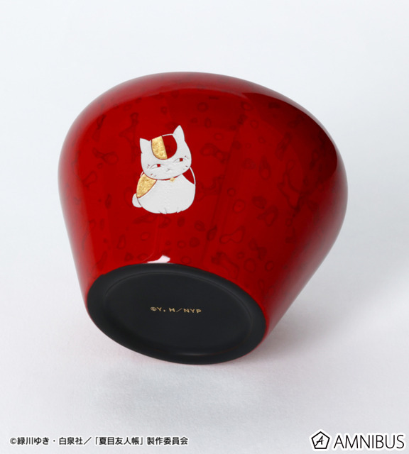 TVアニメ『夏目友人帳』津軽塗コラボ ニャンコ先生 おちょこ和島型