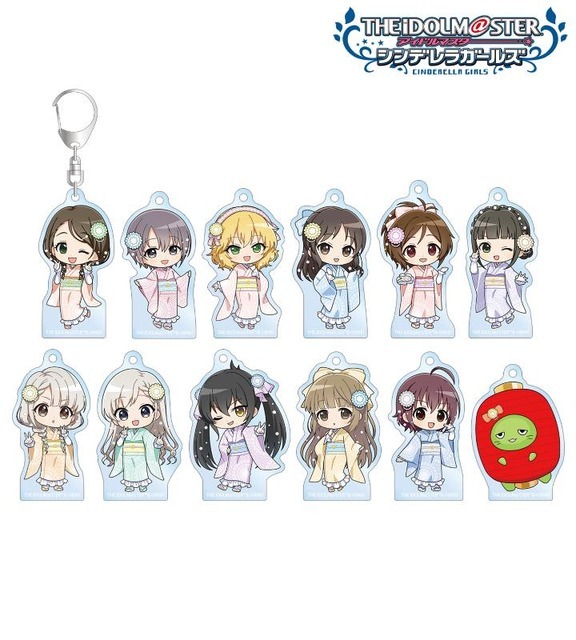 「トレーディング ちびキャラ レース着物ver. アクリルキーホルダー」