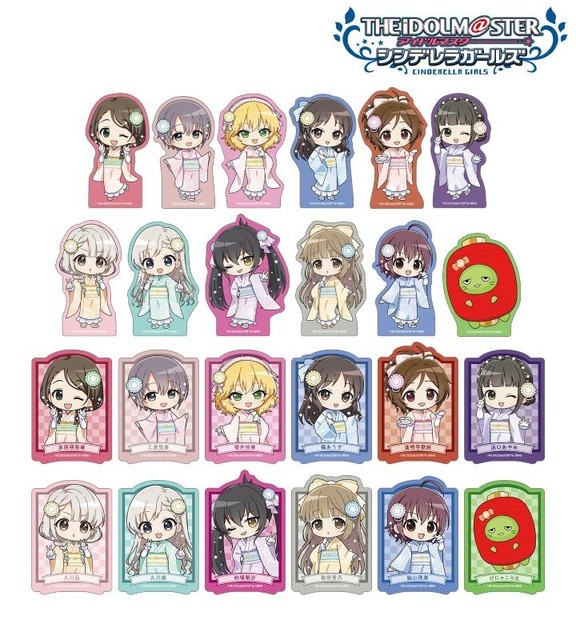 「トレーディング ちびキャラ レース着物ver. ダイカットステッカー」