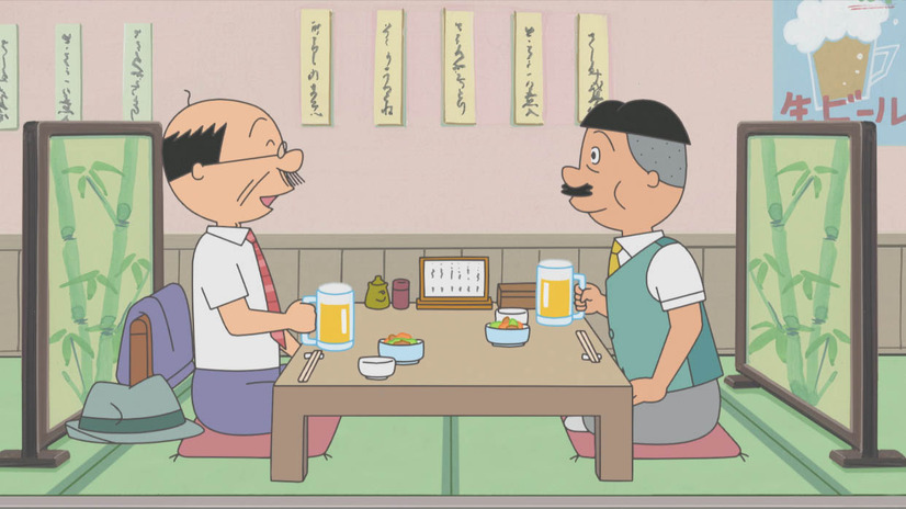 物干しに止まるセミを見つめ考え込むサザエ！TVアニメ『サザエさん』第2562話のあらすじを紹介！前回のじゃんけんは「パー」