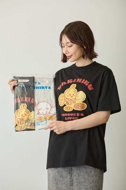 パックTシャツ　焼肉/屈伸