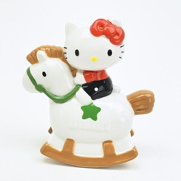 サンリオ ハローキティ ゆらゆら木馬貯金箱 バンク インテリア