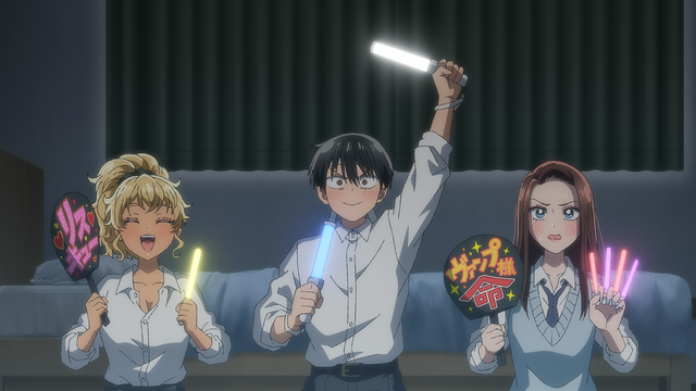 TVアニメ『オタクに優しいギャルはいない!?』2時限目（第2話）「ボクの部屋がギャルのたまり場に!?」場面カット