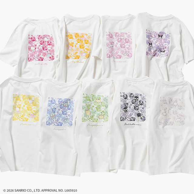 お花かくれんぼTシャツ