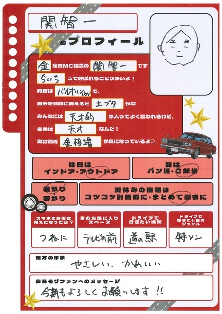 ＜プロフィール帳＞関智一さん