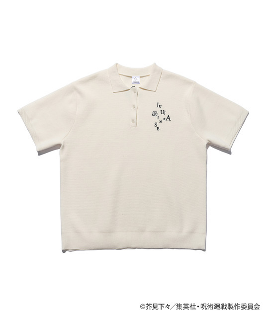 TVアニメ『呪術廻戦』「死滅回游」 × ZOZOTOWN　ニットポロ（3色展開）：12,100円（税込）