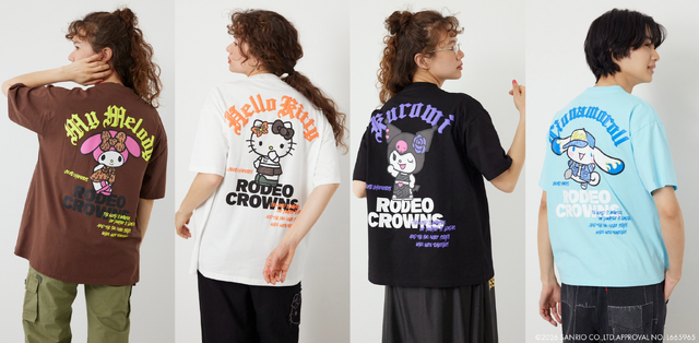 (サンリオキャラクターズ) パターンモチーフTシャツ