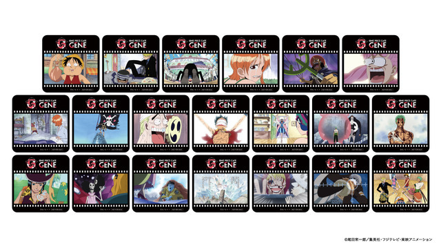 『ONE PIECE』コラボカフェ「ONE PIECE CAFE GENE」ノベルティの「オリジナルコースター」(全20種)