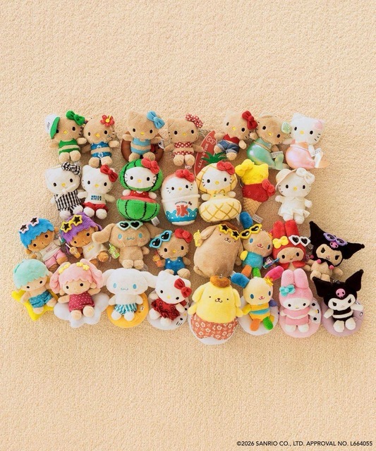 サンリオキャラクターズ×LOWRYS FARM　「ぬいキーホルダー8」全30種