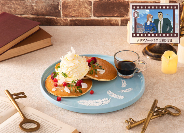 名探偵コナンカフェ　後期メニュー「千速と重悟のティラミスパンケーキ」
