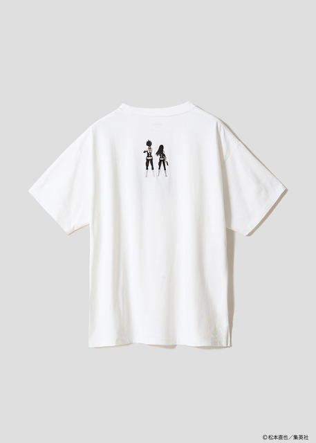『怪獣8号』×グラニフ　「『隣 いいか？』｜ビッグシルエットTシャツ」背面