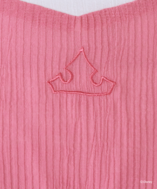 Areeam Disney Collection「Disney Princess」ティアードワンピース　部分アップ