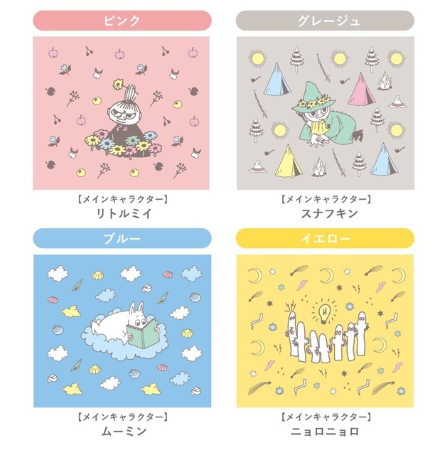 「Moomin valley's day」パターン柄