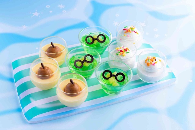 （写真左から）：「お気に入りのベレー帽」「パパの眼鏡メロンゼリー」「バニラのお気に入り？！」