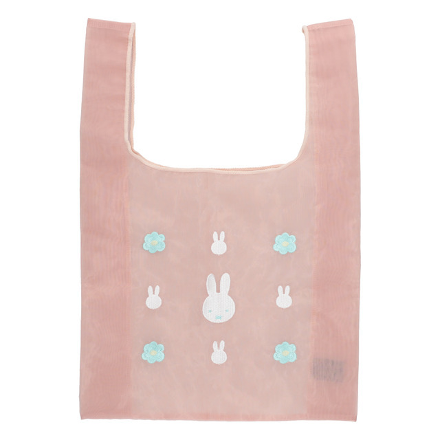Flower Miffy オーガンジー刺しゅうバッグラージ
