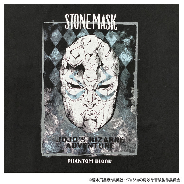 半袖Ｔシャツ「石仮面」(アニメ『ジョジョの奇妙な冒険 ファントムブラッド』)