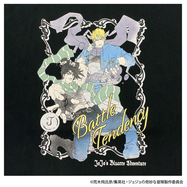 半袖Ｔシャツ「ジョセフ・ジョースター」と「シーザー・アントニオ・ツェペリ」(アニメ『ジョジョの奇妙な冒険 戦闘潮流』)