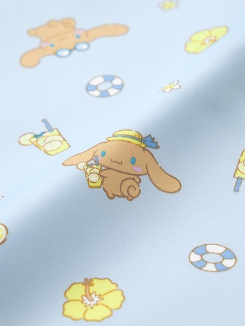 GIRLSサテンパジャマ（半袖＆ショートパンツ）Sanrio characters