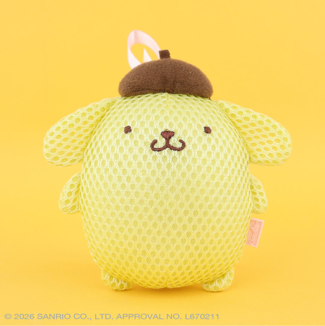 『ポムポムプリン』と『シナモロール』のバスぐるみ