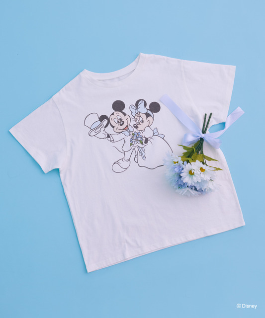 Areeam Disney Collection「Mickey＆Minnie」ミッキー＆ミニー/Happily Ever After Tシャツ　
