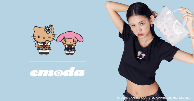 「ハローキティ」「マイメロディ」×EMODA（エモダ）
