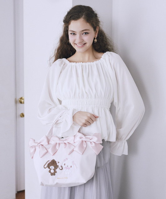 『Maison de FLEUR×Sugarbunnies』ボリュームリボントート